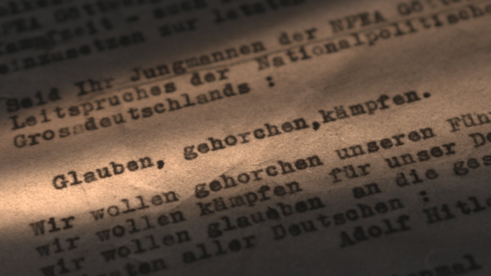 Das schwere Erbe - Die Schüler der Napola